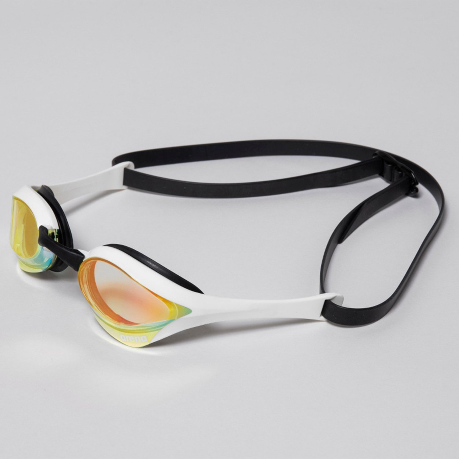 Arena Goggle Cobra Ultra Swipe Mirror Yellow Copper White - AQUASPORT -  TODO Natación